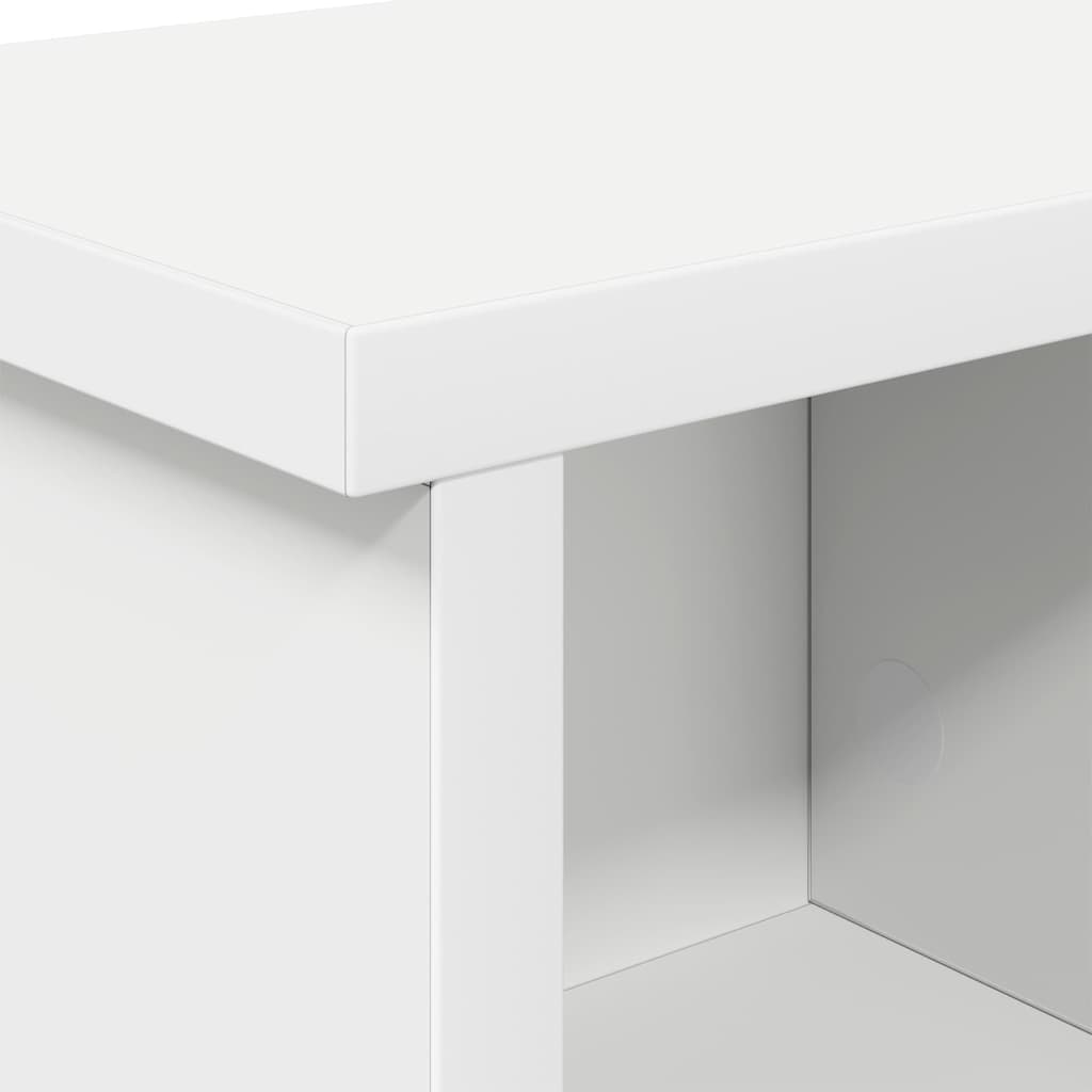 Wall Mounted Nightstand White 100 x 16 x 26 cm Engineered Wood