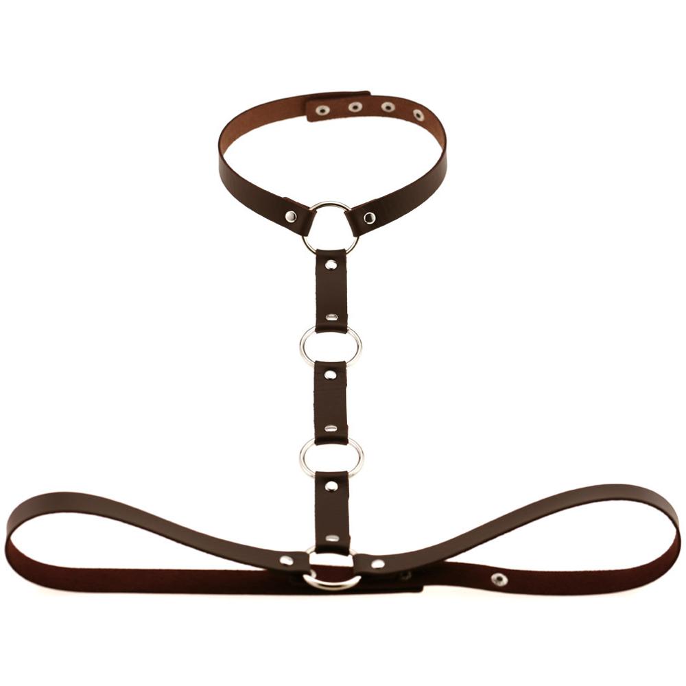 Vegan Leather Body Harness Sword Belt Cage Gothic Accessories  Women  Men Punk Goth Fashion Jewelry Cosplay Festival Outfit