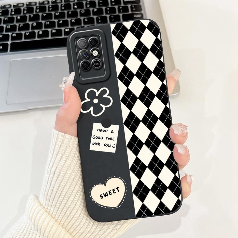 Für Infinix Note 8i Hülle X683 X683B Luxus Kunst Bemalte Abdeckung Weiche TPU Handyhülle Für Infinix Note 8 X692 Note8 Note8i Rückseite
