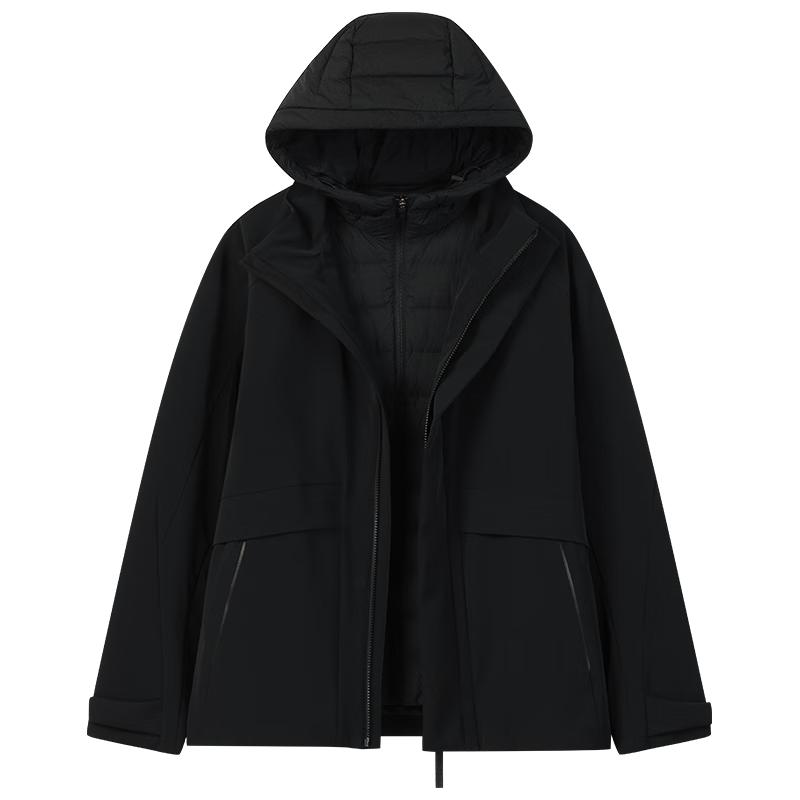 

FILA Men s Casual Hooded Two-Piece Down Jacket XL