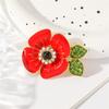 Women's Versatile Fashionable and Exquisite Poppy Flower Brooch