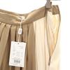 CLANE unused Maxi length Pleated skirt 1 Brown xIvory Women Used