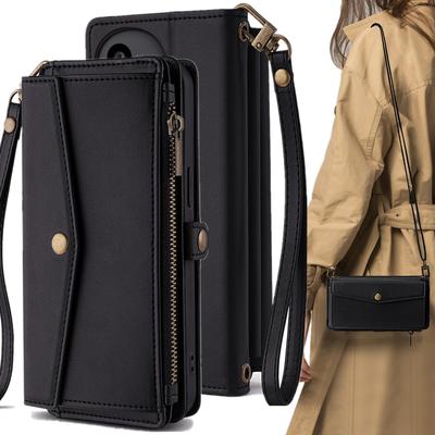 AQUOS wish5 etui na ramię z paskiem dla AQUOS AQUOS AQUOS Rakuten Mobile i kompatybilne z Sharp Kompatybilne z Cobeimisr na ramię crossbody na karty