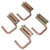 4pcs E Track Hooks Maximum Load 1200 Pounds E Track J Hook Accessories for Rv Marine Bedroom Pickup Truck