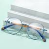 Anti-Blue Ray Kids Glasses Children Boy Girls Eyewear Ultra Light Round Metal Frame Computer Eye Protection Eyeglasses Spectacle