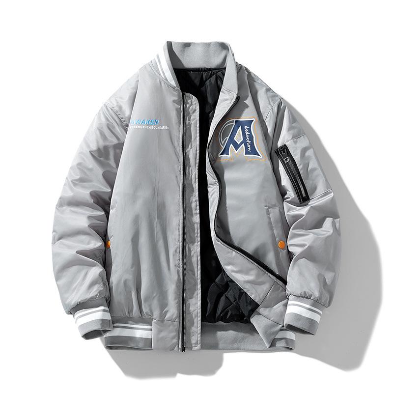 

Бавовняний льотний костюм, чоловічий потовщений бейсбольний костюм, японська робоча куртка, красиве пальто XXXL