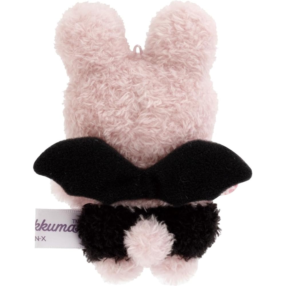 San-X Rilakkuma Korilakkuma Plush Toy Pink Hanging Doll 110mm x 80mm x 45mm