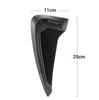 Pair Carbon Fiber Look Air Flow Vent Fenders Side Decor Sticker Cover Trim ABS