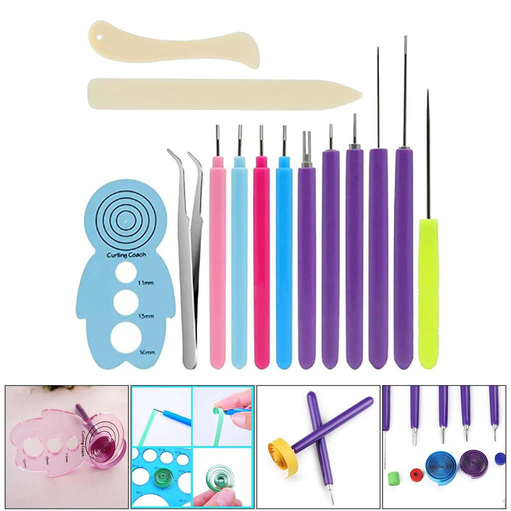 Iron Slotted Paper Quilling Tools, Durable and Rust Proof, Supplies for Beginner