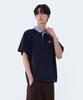 GHOST REPUBLIC Rugby Collared Short Sleeve Tee Gt-389_Navy (Blue)