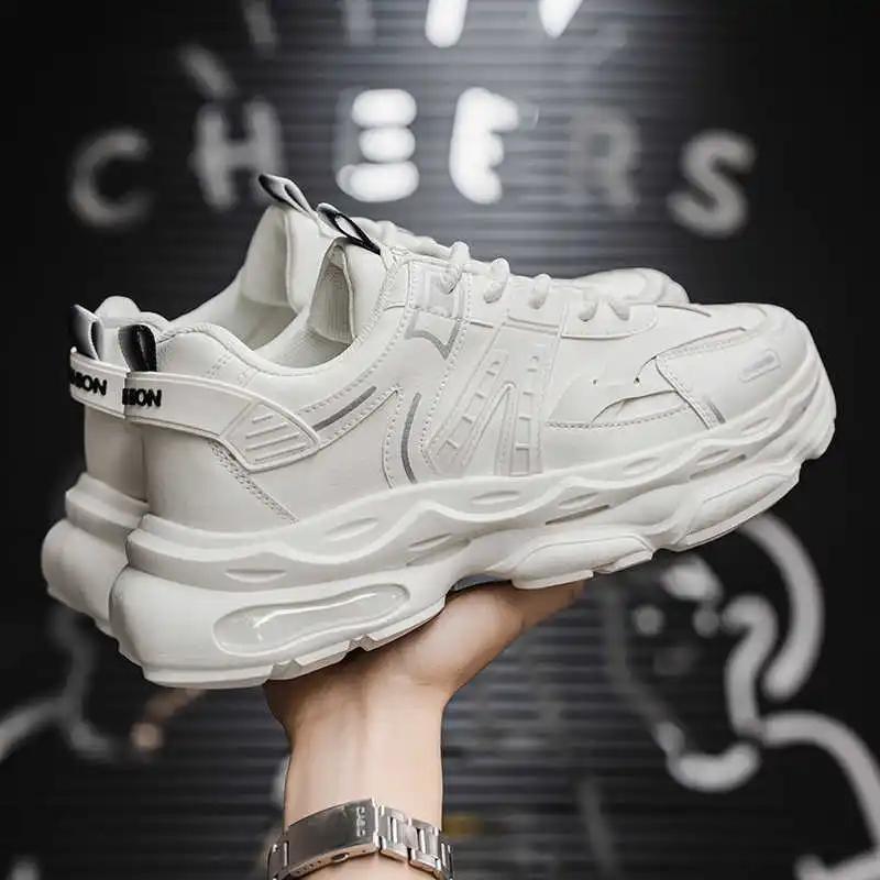 With Holes Increase Height Shoes Elegant Men Oxford Man Sneakers Shoes For Dresses Sports Unique Promo Of Famous Brands