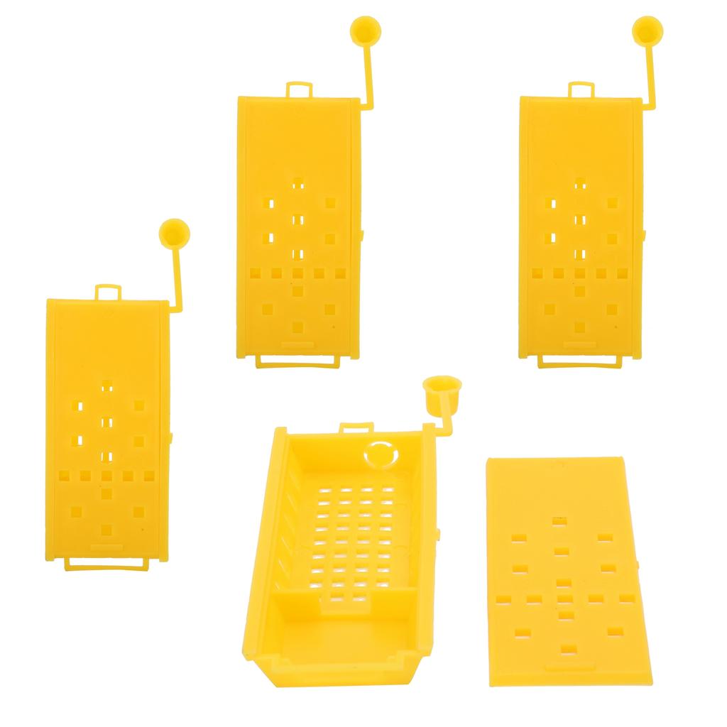 20Pcs Queen Bee Cages Yellow Plastic Capture Box Beekeeping Transport Tool Beekeeper Equipment