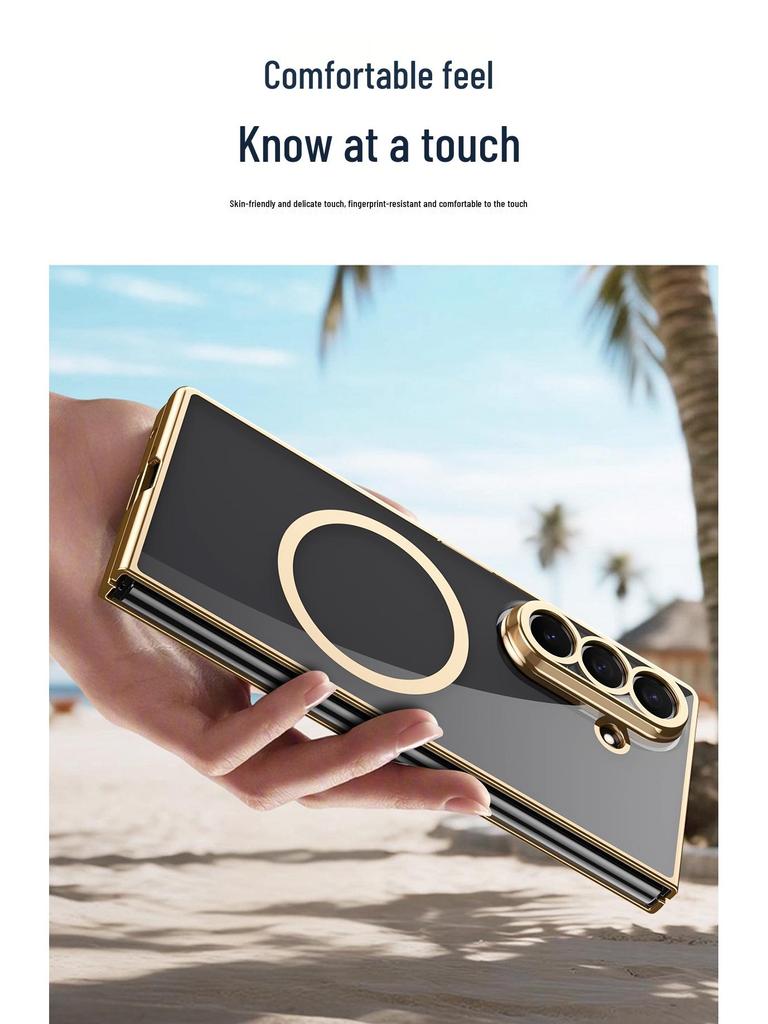 Samsung Z Fold7 Hülle: Hochtransparente, Anti-Drop, Magnetisch integrierte Schutzhülle