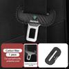 cqmes7 For Skoda PU Leather Car Seat Belt Buckle Clip Cover Protector Anti-Scratch Case Kodiaq Fabia Kamiq Karoq Octavia 2 3 Rapid