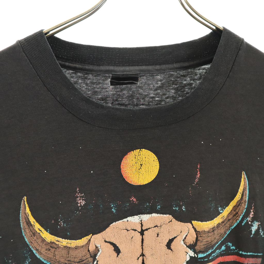 OLD 90s Skyhorn Short Sleeve Single Stitch T-shirt Black Men's Used