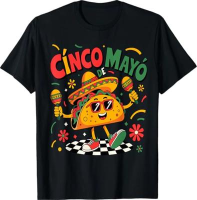 Let's Fiesta Tacos Mexikanisches Cinco De Mayo T-Shirt