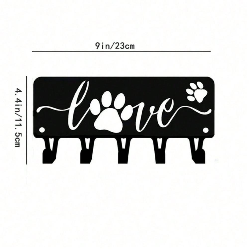 Wall Hooks for Home Decor Lovely Dog Shaped Metal Hook Set Kitchen Bedroom Entryway Storage