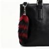 Multi Colored Furry Keychain Foxes Tail Shape Ergonomic Design Compact Portable Solution For Home Office And Outdoor Use