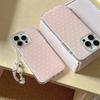 Simple Pink Cute Stars Phone Case For iPhone 16 Pro 15 14 13 12 Pro Max Back Cover with Chain Air bag Shockproof Cases 16 Funda