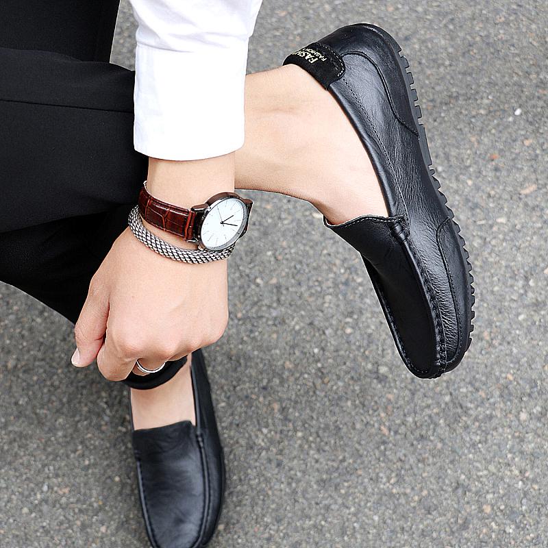 Man Leather Shoes Handmade High-quality Loafers Summer New 2024 Outdoor Casual Driving Shoes Sneakers Men Luxury Large Size 47