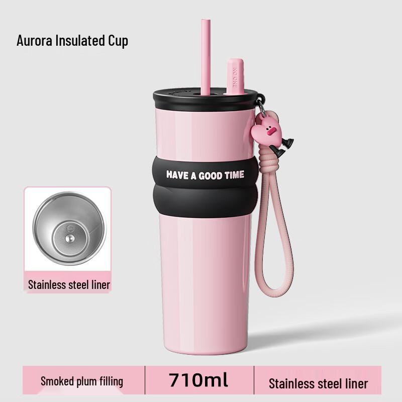 

Shangqi Stylish 316 Stainless Steel Insulated Straw Bottle