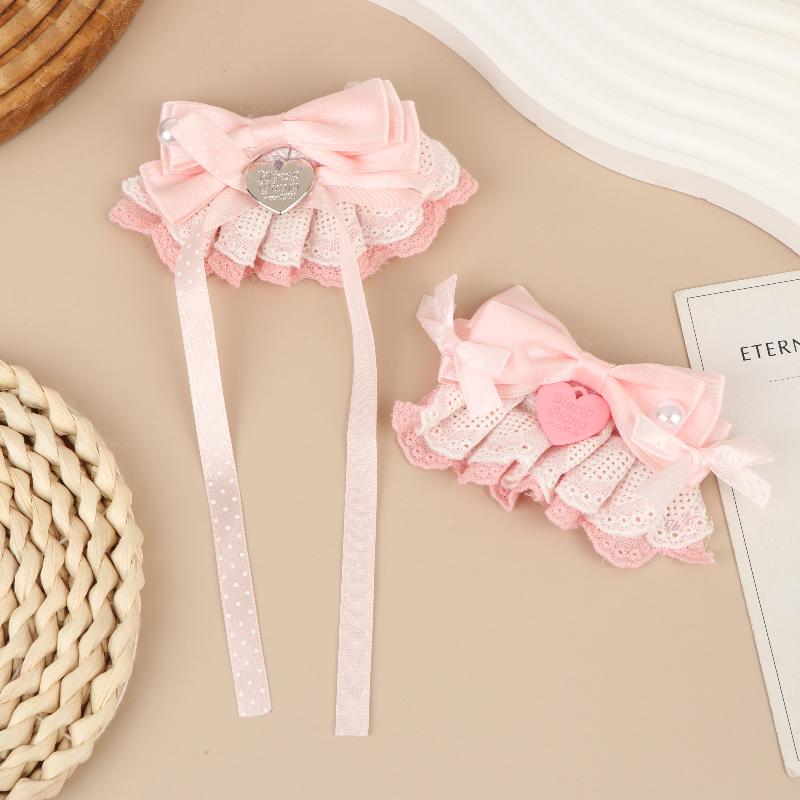 Sweet Multi-layer Bow Lace Hair Clip 1/2Pcs Elegant Lolita Style Hair Accessories for Women