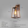 Outdoor Waterproof Inverted Trapezoid Wall Lamp