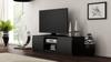 MODERN TV TABLE 120CM MATTE BLACK