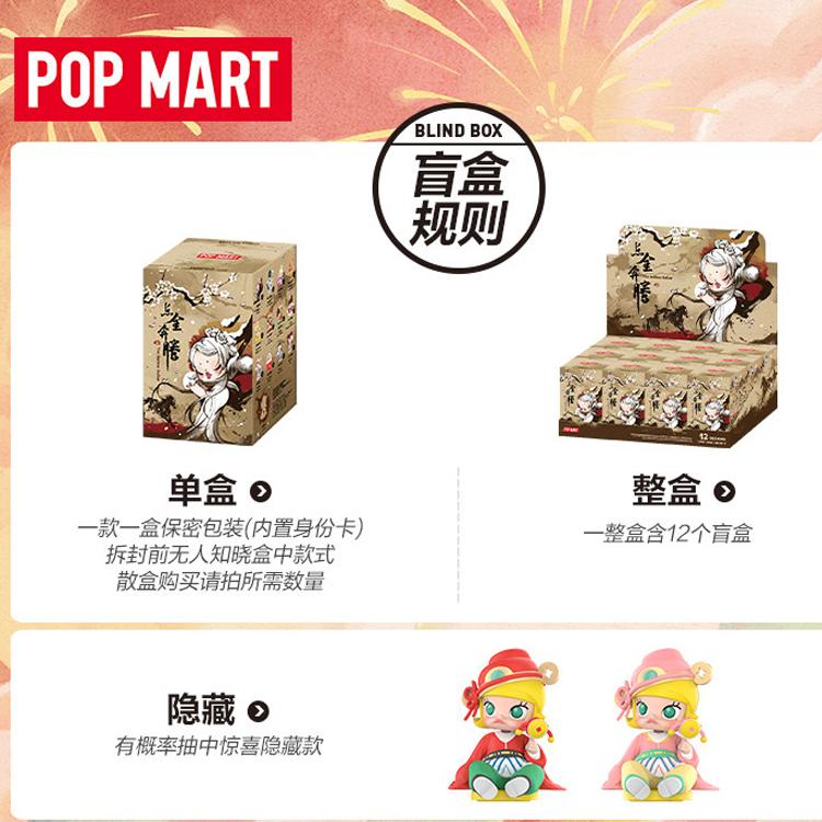 POP MART Point Gold Pentium Collection Figure Ornaments Mystery Boxes Single Mystery Box/Whole Box 12 Pcs PPMT-2601-0036