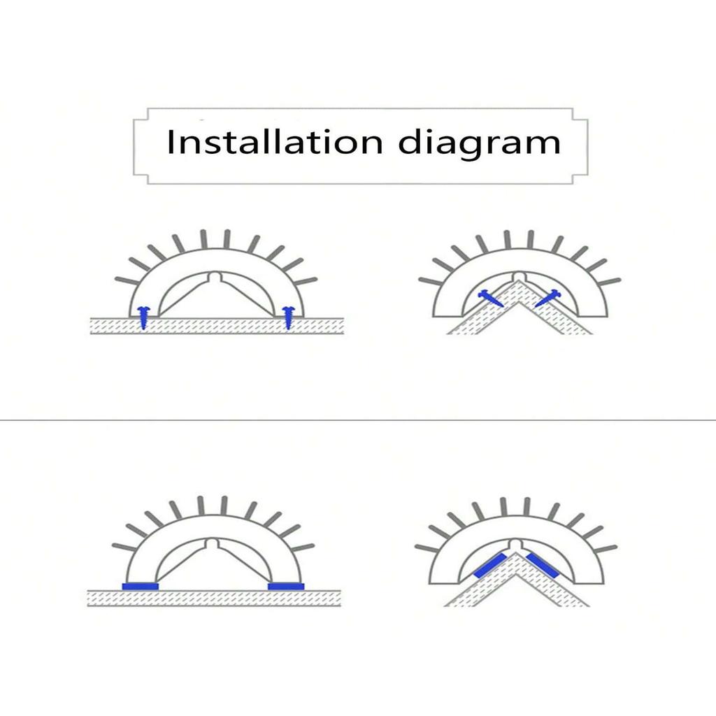 Cat Self-Grooming Device Cat Corner Massage Cat Comb Brushing Itchy Face Pet Grooming Supplies