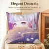 Kamizato Ayaka Genshin Impact Cushion Cover Natural Linen Organic Fabric DoubleSided Printing Sofa Home Decor Gift Pillow Case