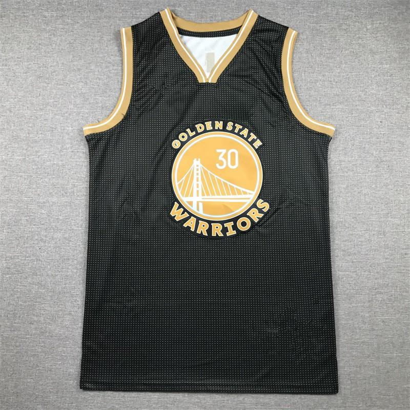 Mens Basketball Jersey Stephen Curry Style Black Edition Embroidered Team Sport Shirt Adult Wear