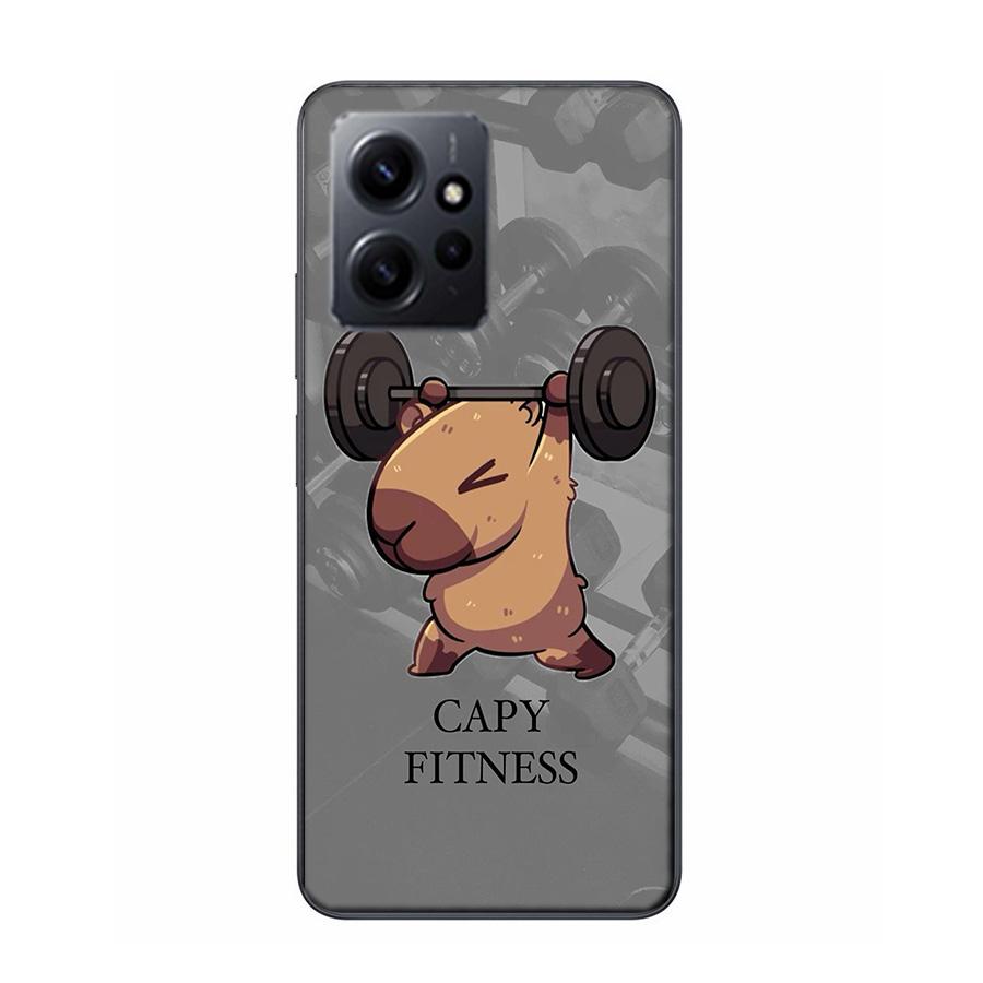 Cute Cartoon Capybara Phone Case For Redmi 12 13C 12C 15C 9 10 10C Note 13 Pro Plus 14 15 Pro 9T 9C 9A TPU Soft Cover Clear Cell