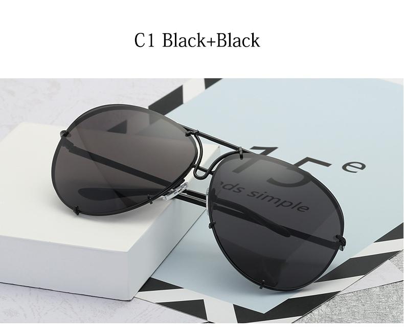 

Mirror Oversized Pilot sunglasses for women Vintage black shades vintage glasses 2026 luxury Brand flat top feminine sunglasses черный серый