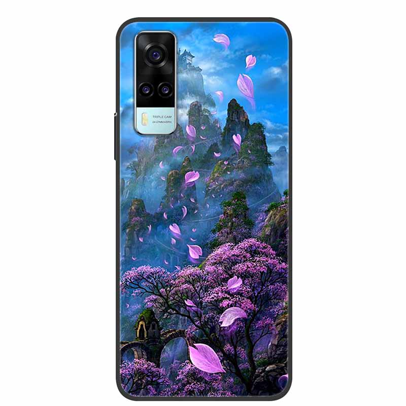 Pro vivo Y33 Pouzdro Mramorové Měkký Silikonový Zadní Kryt pro Vivo Y33 Y33S Y33T Kryt Telefonu pro Vivo Y 33 S Y33 T Coque Funda Nárazník