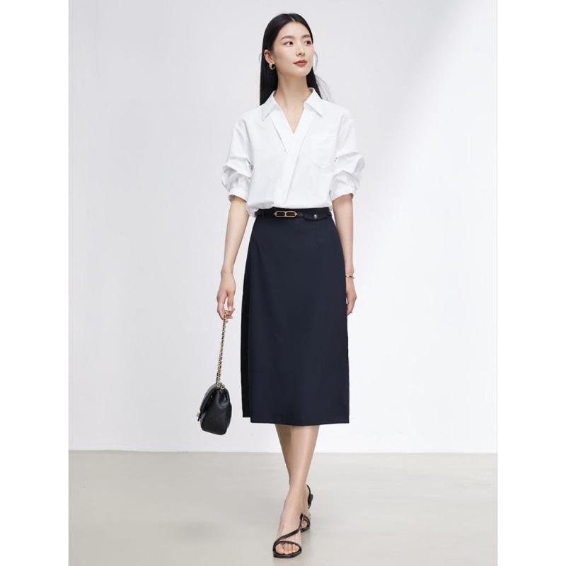 

French Elegant V-neck Shirt Women s Short Sleeve 2025 Summer New Simple Top Small S білий