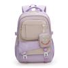 Matching Color Trendy Nylon Travel Backpack Lightweight Schoolbag Gift Kids