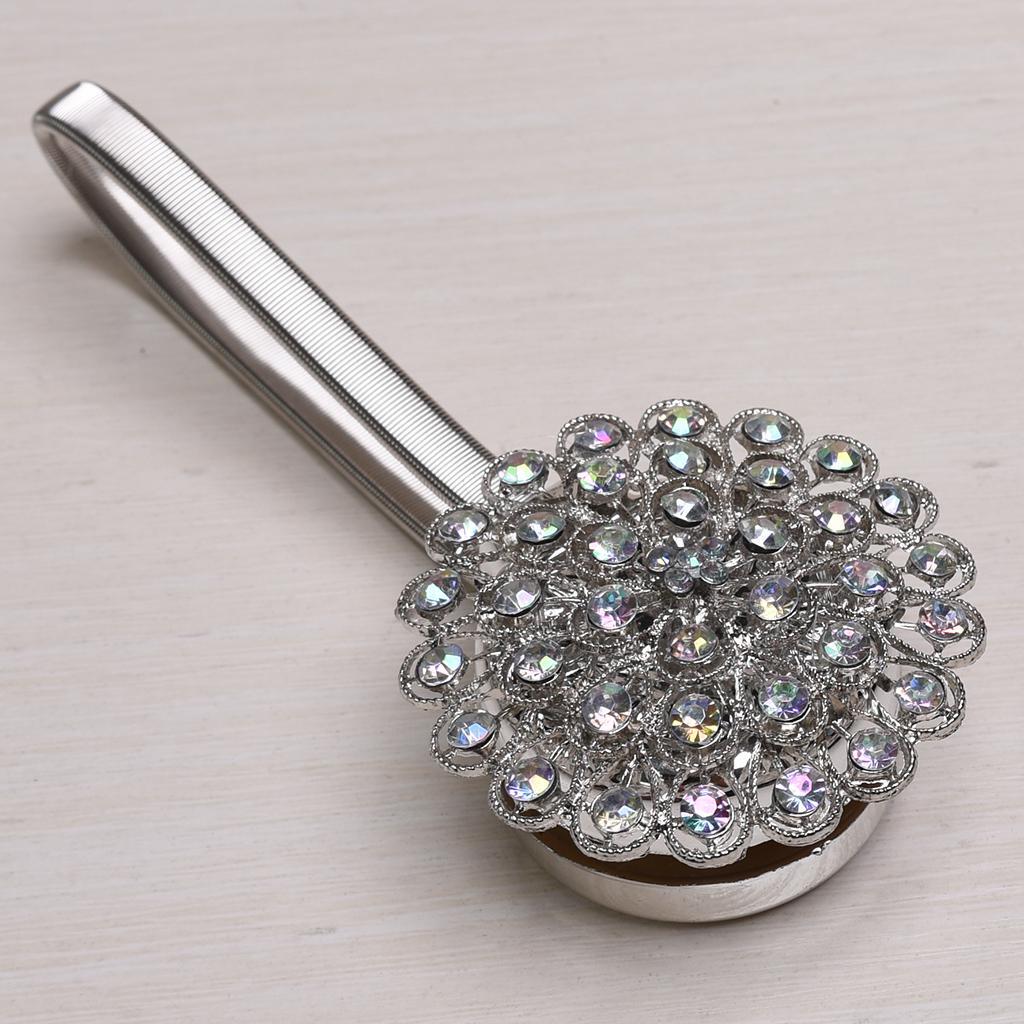 Curtain Tieback Magnetic Diamond Curtain Holdbacks Home Office Decoration