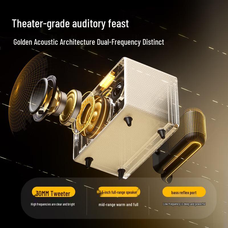 Philips TAS6500 Retro Bluetooth Desktop Speaker CN Plug (adapter Included)