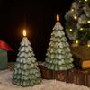 Silikonkautschuk Leuchtender Weihnachtsbaum Elektronisches Kerzenlicht Weihnachtsdekorationen Tischschmuck Party-Szenendekoration