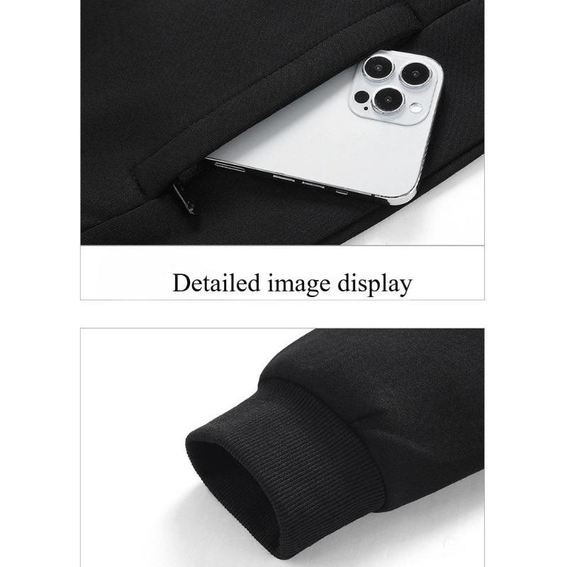 Men's Spring Autumn Cotton Tracksuits 2 Piece Set Men Sets Outwear Jacket+Sweatpant Homme Suit Men Running Fitness Suit
