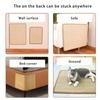 Texture Cats Scratching Pad for Indoor Cats Wall Mounted Sisal Pad Furniture Couch Bed Protect Natural Scrather Mats