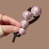 2024 Women's High-End Khaki Flower Claw Clip: Elegant Twist Hairpin for Back of Head