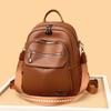 Mochila para Mujer Nueva Mochila Casual de Viaje Moderna Textura de Cuero Suave Mochila para Estudiante Bolso de Hombro Multicapa