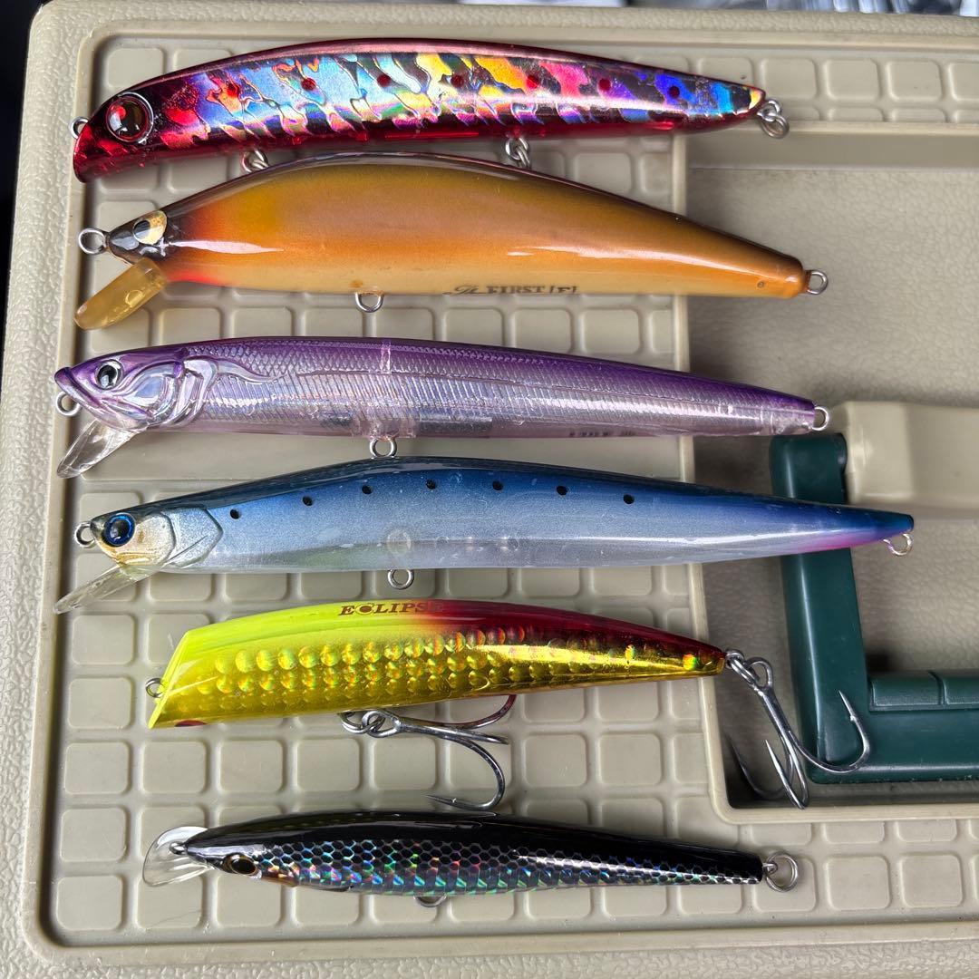 Used Maria Shimano Skagit Design Lure 6 Piece Set Sea Bass Minnow Suzuki