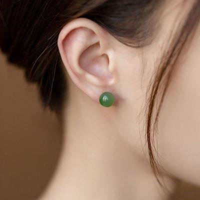 Mini Earrings Round Korean Style Earrings Bead Stud Earrings Female Earrings   Earrings