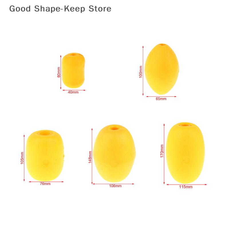 1PC EVA Kayak Anchor Line Rope Float Buoy Deep Water Floats Crab Pot Markers Net Drift Foam Buoy for Jet Ski Boats Dock Float