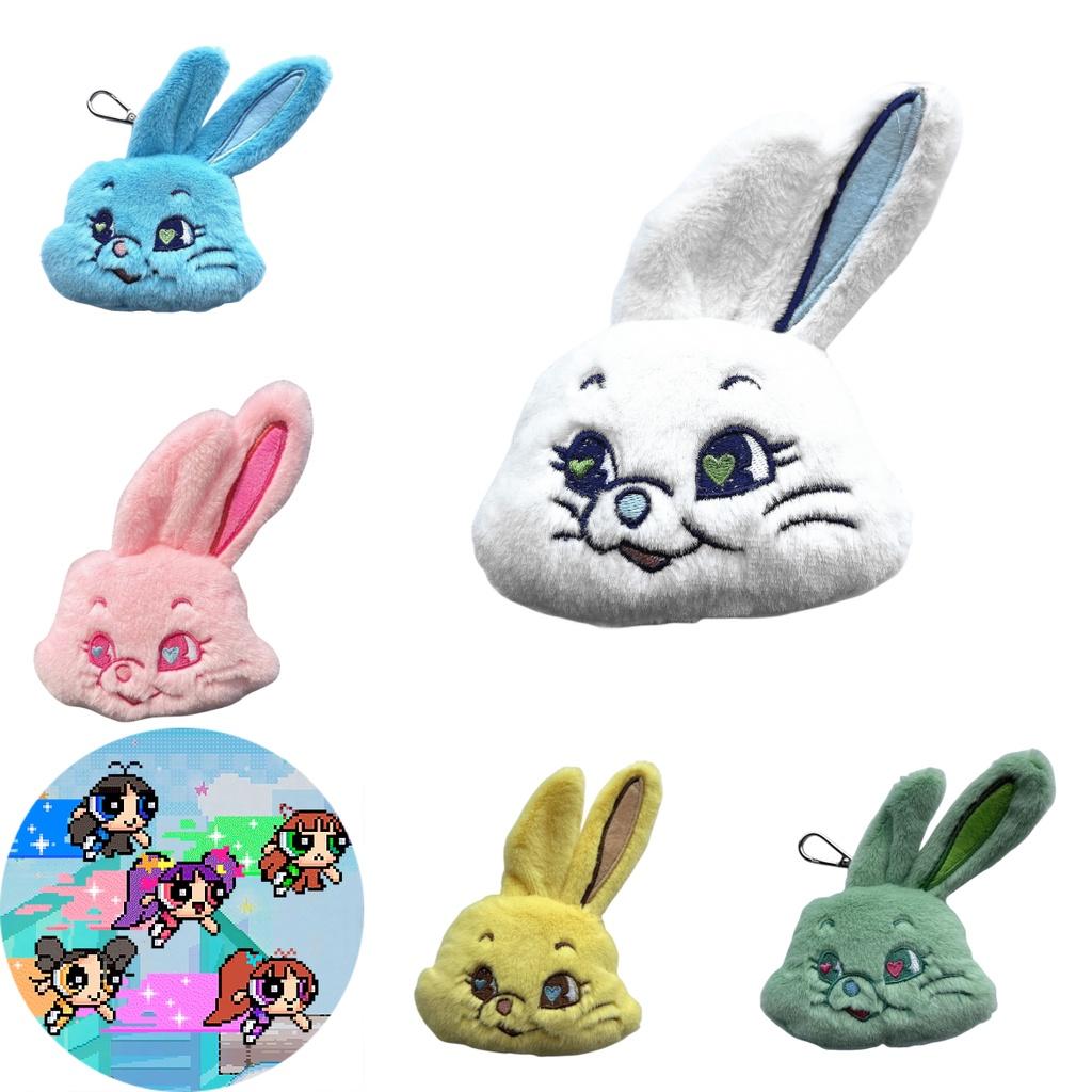 Njs Mini Plush Keychain Cute Rabbit Cartoon Doll Bag Accessory