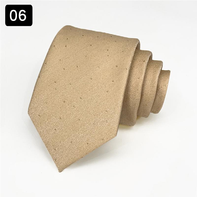 

Галстук цвета риса и абрикоса, модная мужская официальная одежда, деловой повседневный модный узор, теплый желтый шампанское золото, ручная работа, ширина 8 см