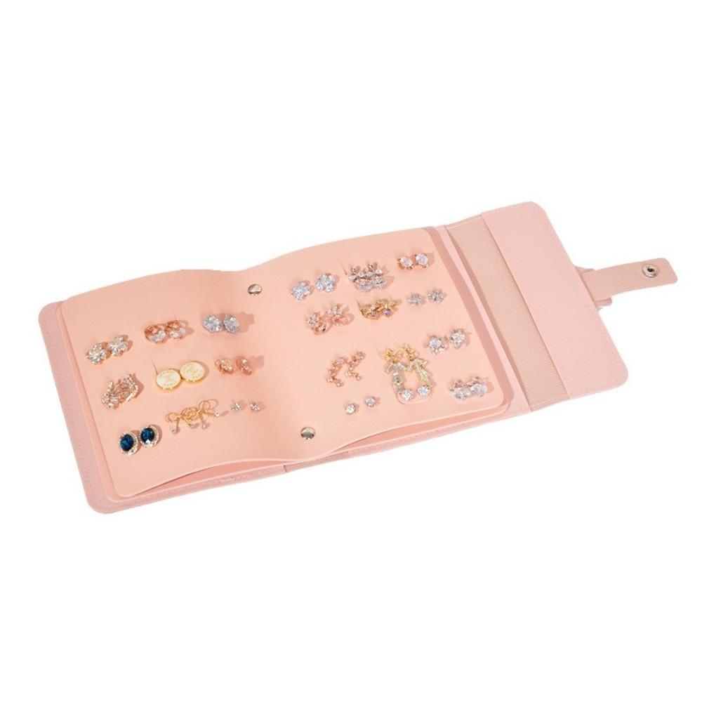Creative Ear Stud Storage Bag Multi-layer Book Type Storage Bag  Jewelry Organization